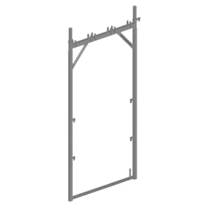 Stahl-Vertikalrahmen SL B110 mit 4 Kippstiften