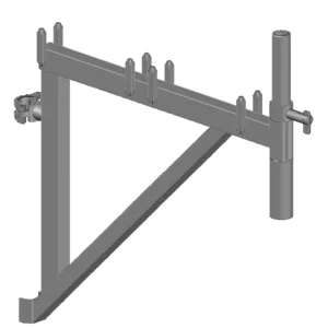 Konsole SL B64 H50, mit Rohrverbinder