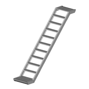 Alu-Treppe 300 SL B64, 2 kN, SL-Auflage