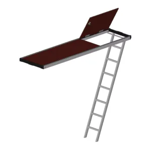 Alu-Durchstieg 250, SL B64, Sperrholzbelag mit Leiter